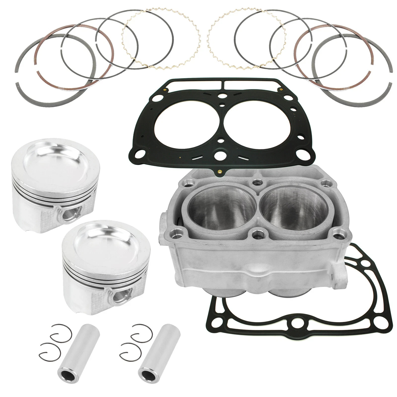 Cylinder And Piston Ring Kit Gasket For Polaris Ranger XP 700 4X4 2005 2006-2008