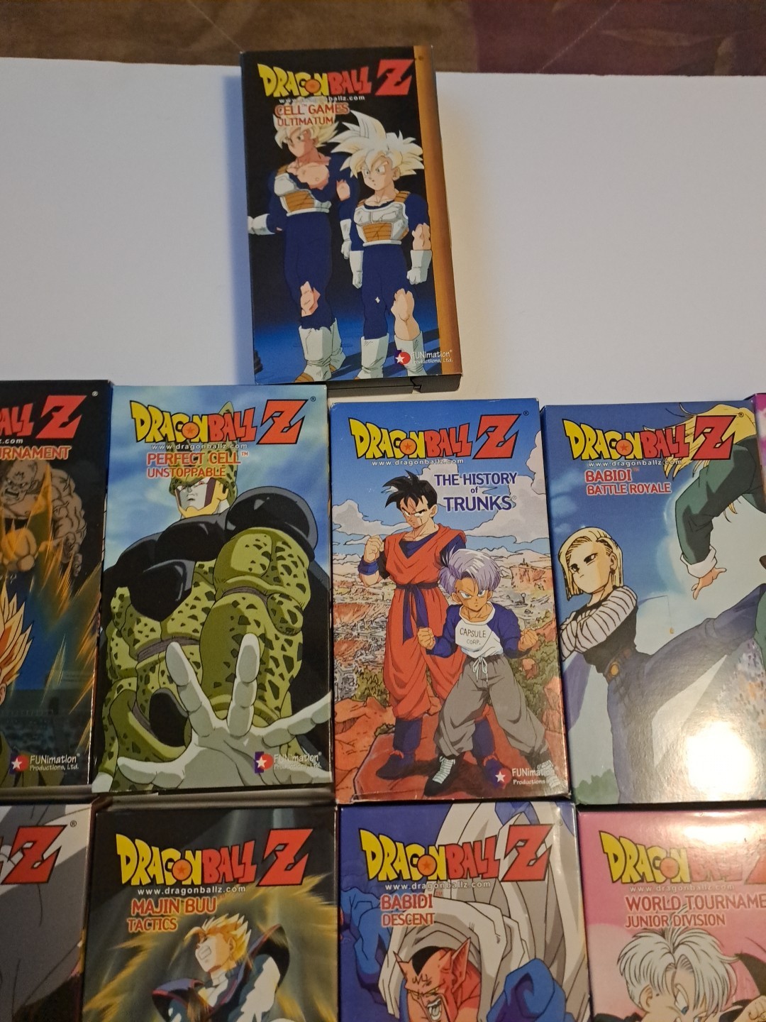Dragon ball Z VHS Lot Of 25 Great Condition 11 Uncut