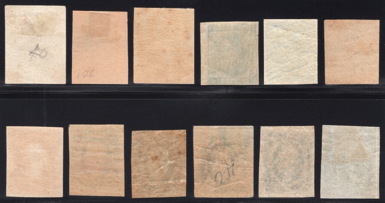 CSA Collection, #1, 2b, 4, 6, 7L, 7R, 8, 11, 11c, 12, 13, Mint OG/NG, Nice Group