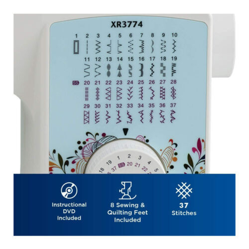 Brother XR3774 Wide Table Sewing and Quilting Machine with Built In Stitches