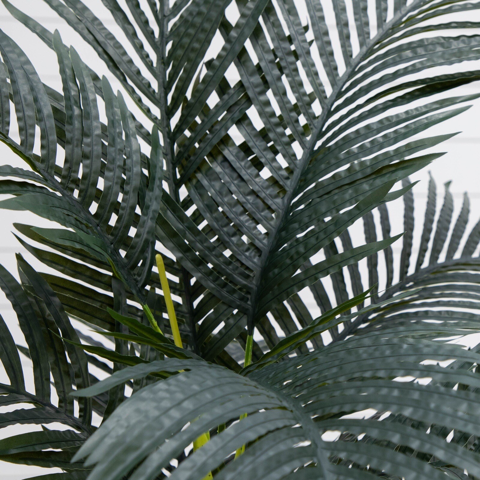 6.5' Double Trunk Golden Cane Artificial Palm Tree Home Decor.