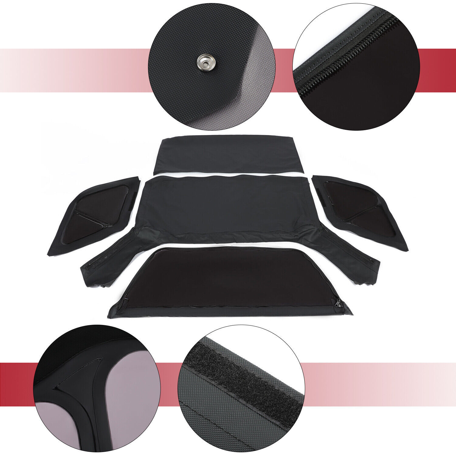 Replacement Soft Top with Tinted Window For 99-2004 Suzuki Vitara Chevy Tracker