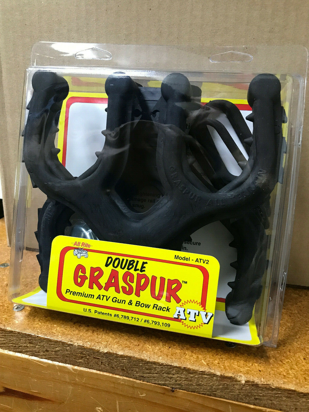 GRASPUR™ Double ATV Gun & Bow Rack - Model ATV2 - Made In USA - FREE SHIPPING