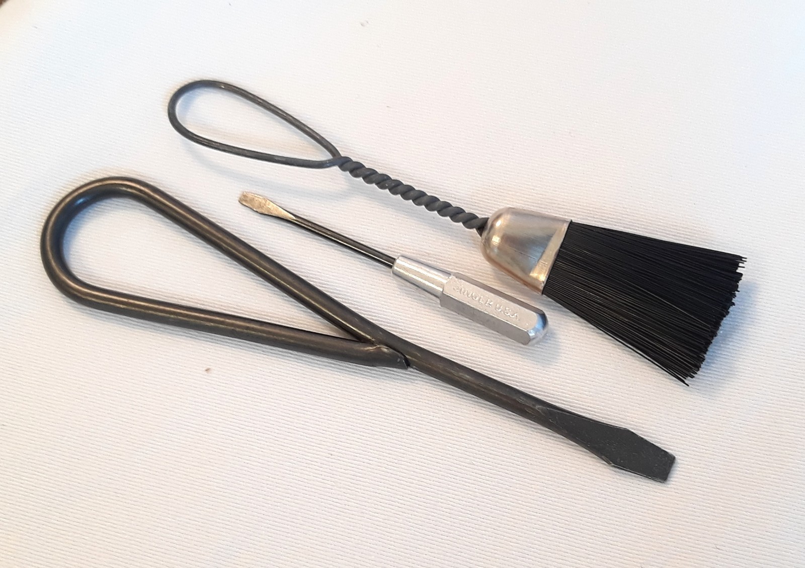 Singer Sewing Machine Cleaning Brush & 2 Screwdrivers 221 Featherweight 66 99 15