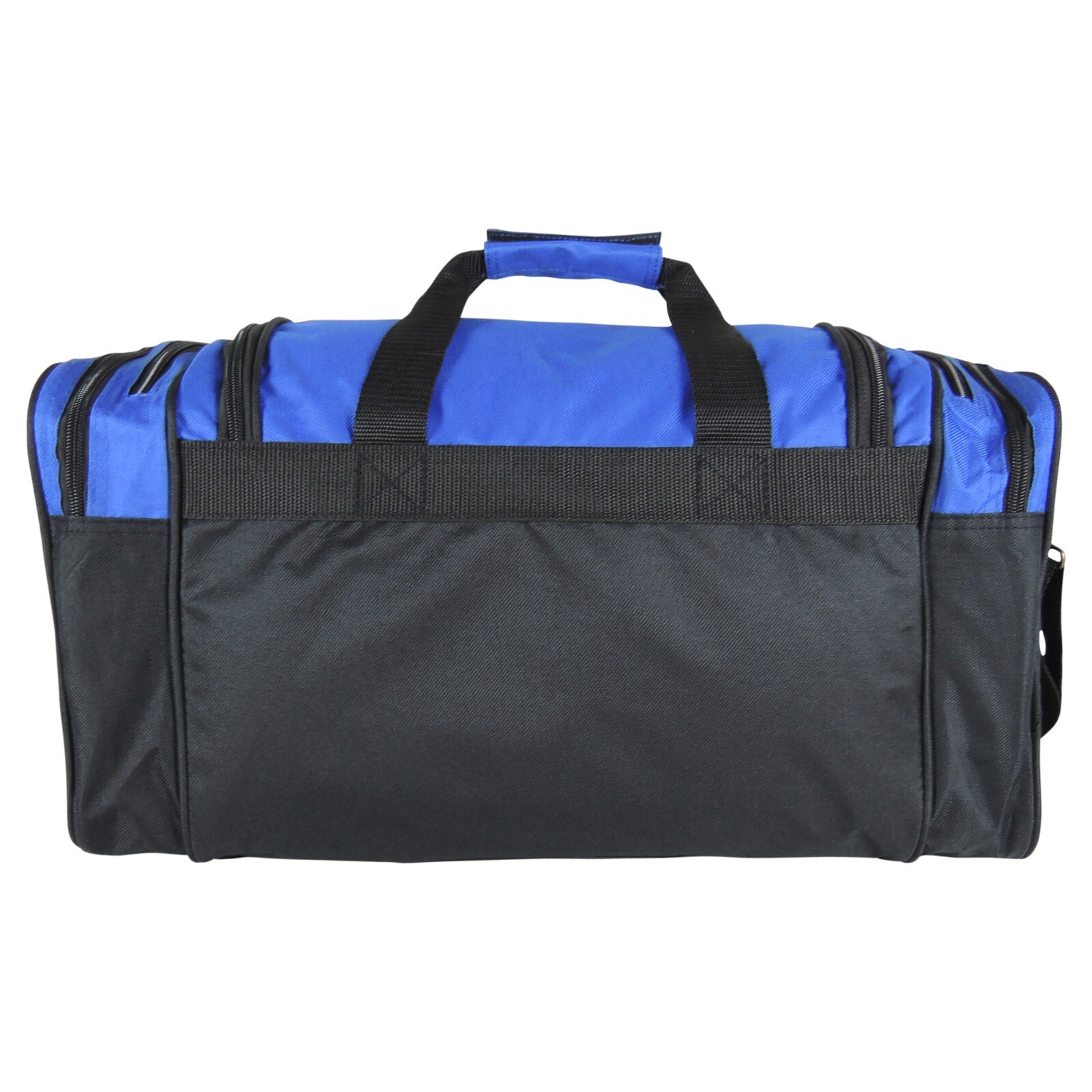 DALIX Brand New Duffle Bag Sports Duffel Bag in Black Gym Bag Royal Blue