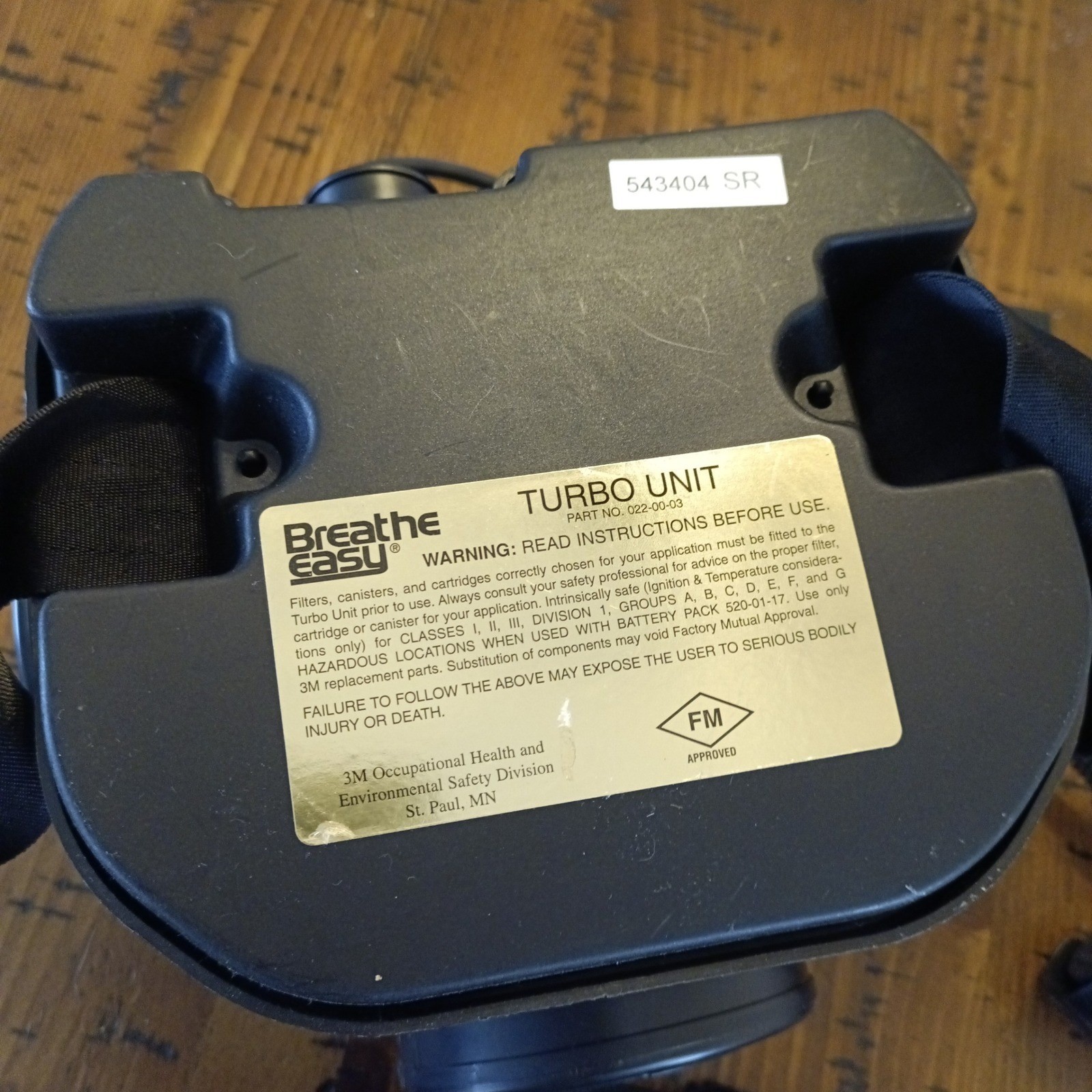 3M Breathe Easy PAPR Turbo Unit 022-00-03 Respirator System Battery Filters 3M