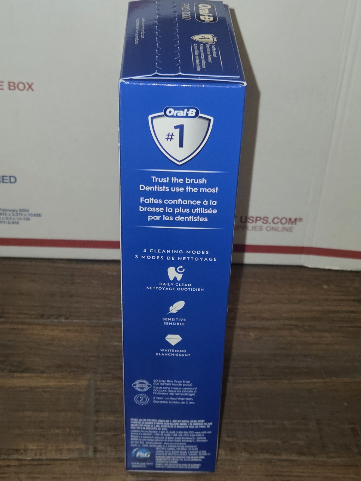 New & Sealed! Oral-B Pro 1000 Deep Cleaning Action Rechargeable Toothbrush WHITE