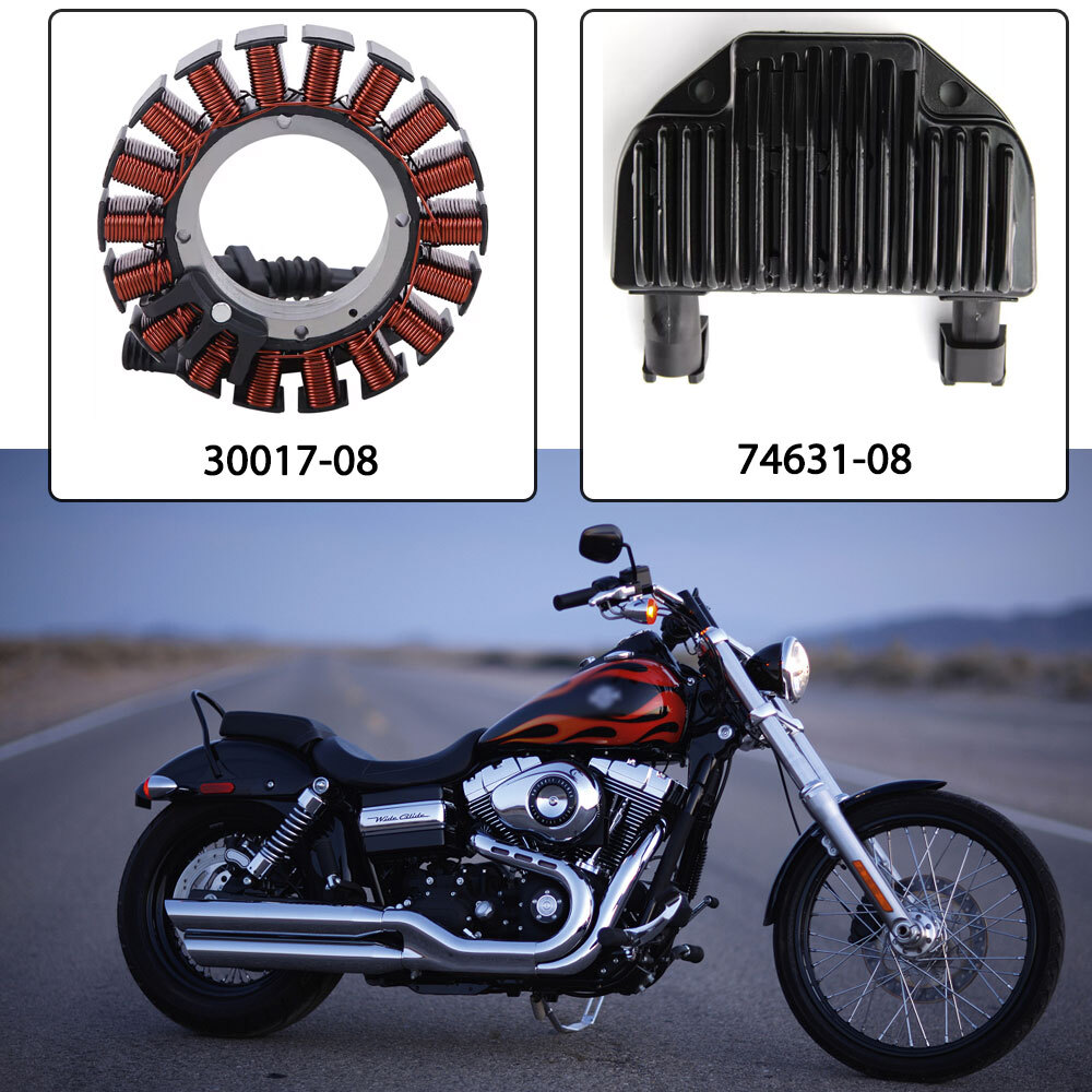 2008-2016 Dyna Stator and Voltage Regulator Rectifier For Harley Dyna 30017-08