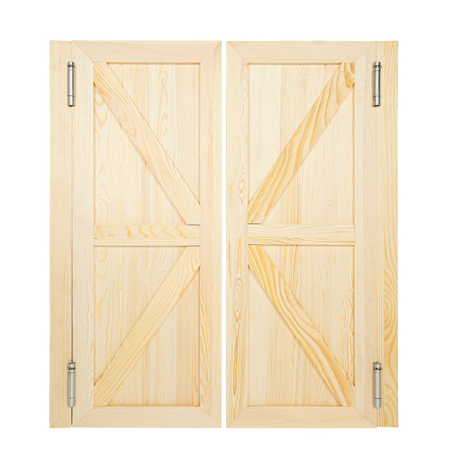 Wooden Swinging Doors 1.38 In 35.43*15.75 In For Bathroom Double Door With Hinge