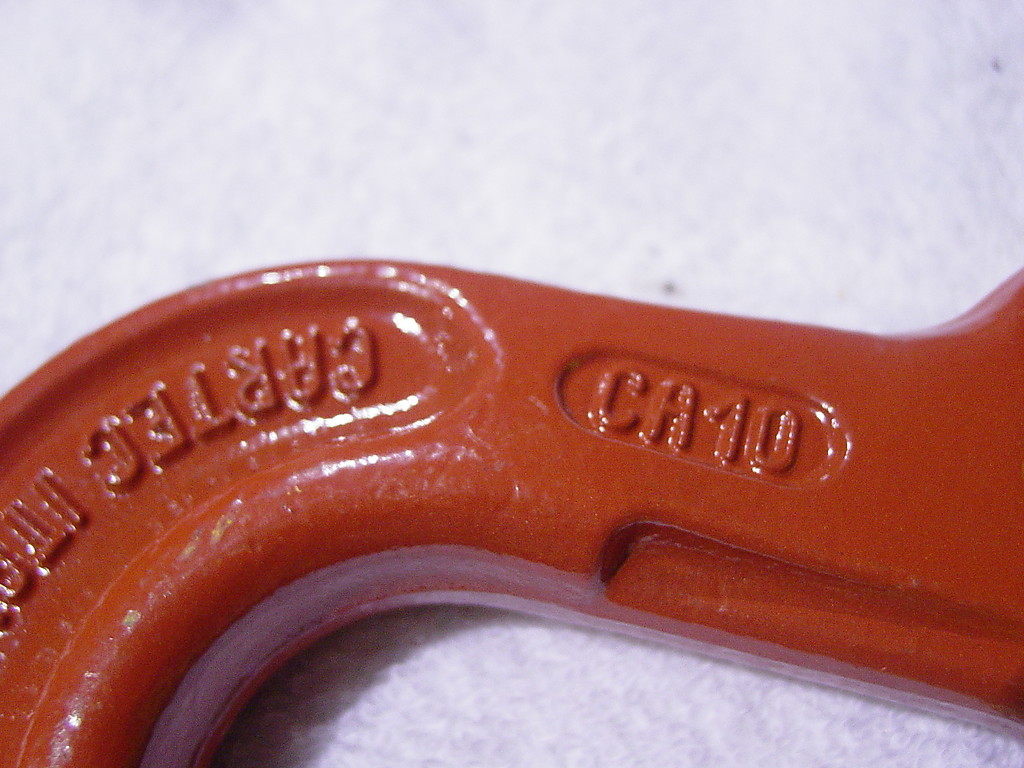 3 TON SLING/CHOKER WITH CARTEC CA10 3/8" EYE HOOK AND LATCH