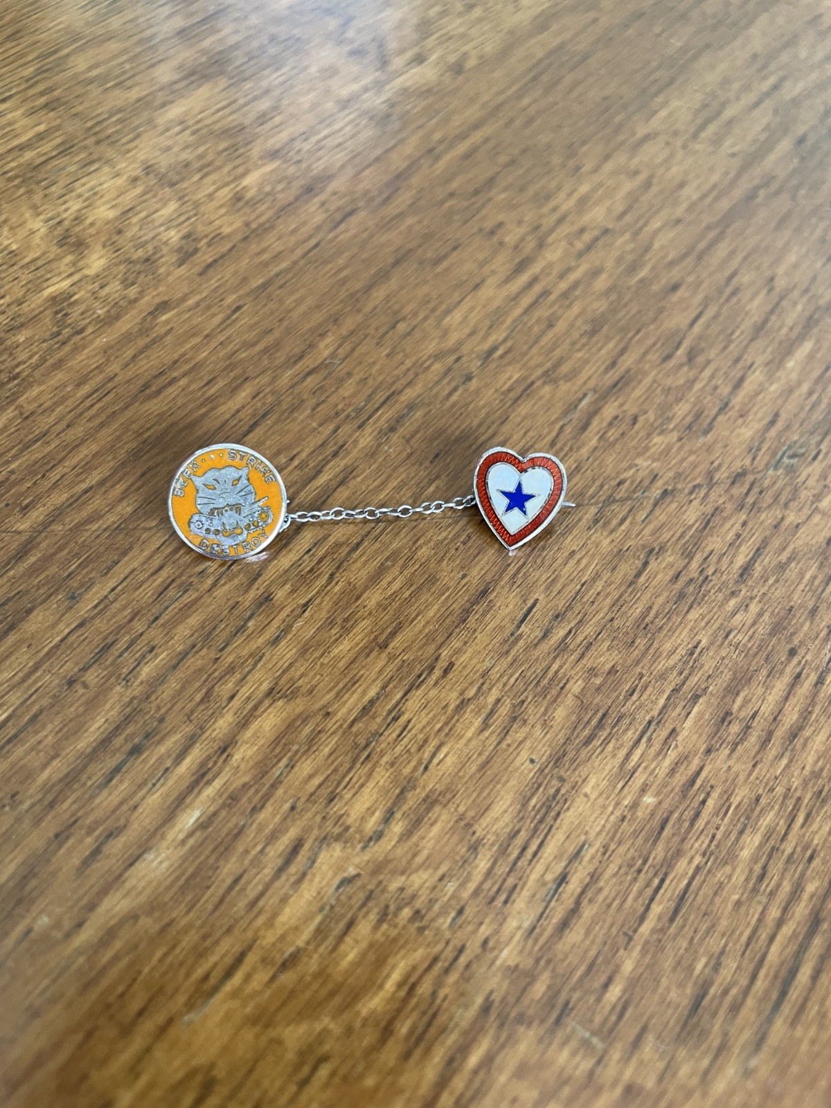 WWII Army Tank Destroyer Sterling Silver SWEETHEART PIN