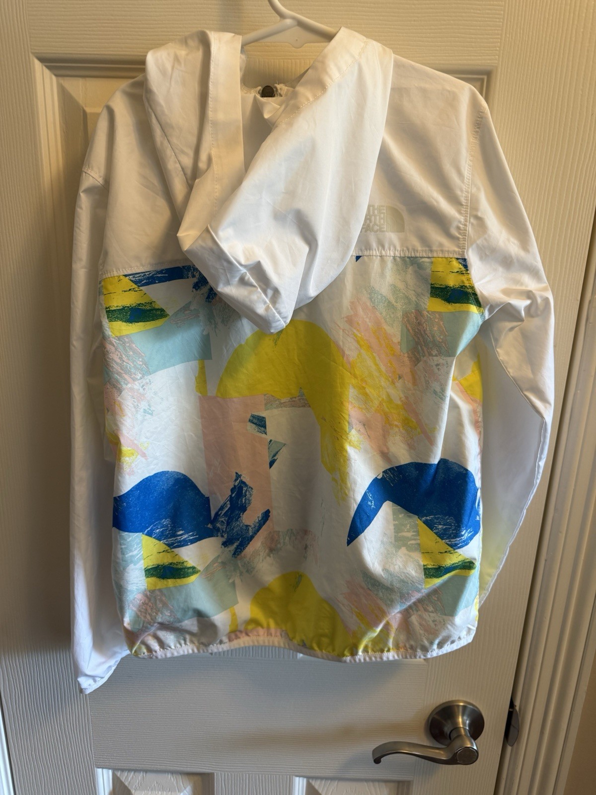 The North Face Youth Fanorak Girls Jacket Fanny Pack Packable Small 7/8 White