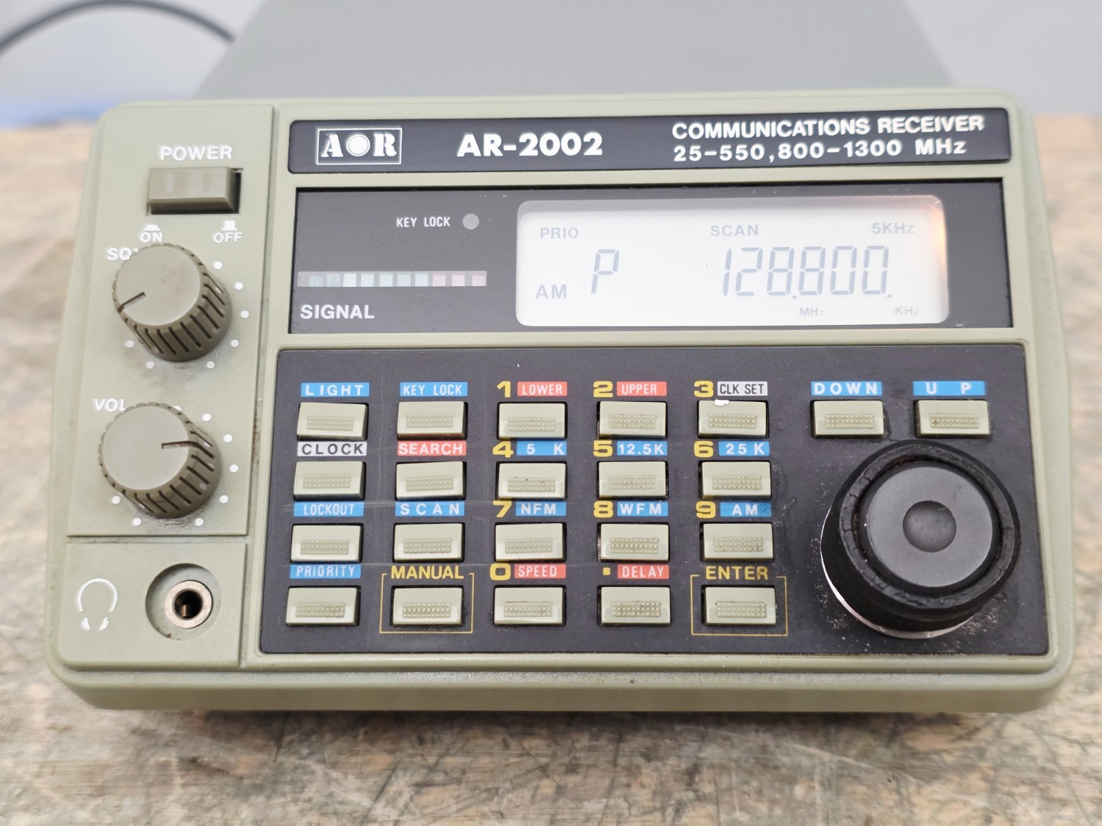 AOR AR-2002 Communications Receiver 25-550 800-1300 MHz C MY OTHER HAM RADIO