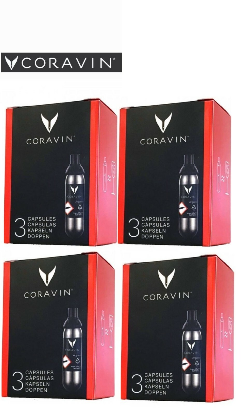 Coravin Capsules 12 Pack *NEW BOX*