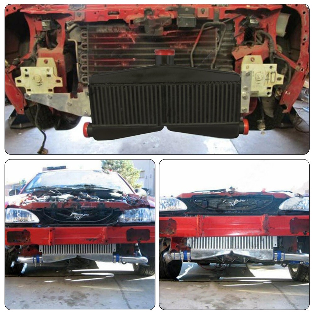 Universal FMIC Bar & Plate Twin Turbo Intercooler Custom (2 In /1 Out) 400-800HP