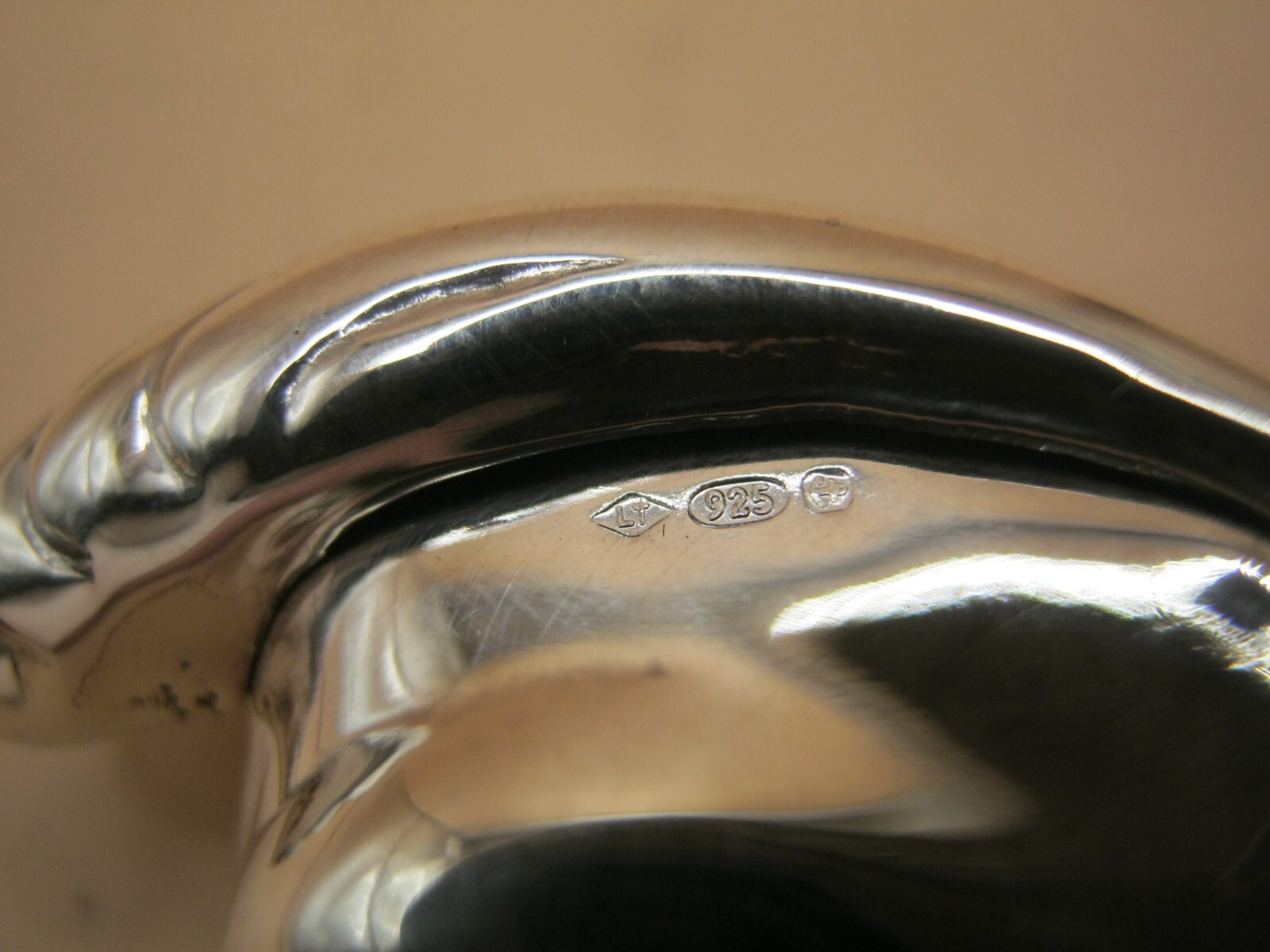 English Hallmarked Sterling Silver Man In The Moon Vesta Case Box Locket