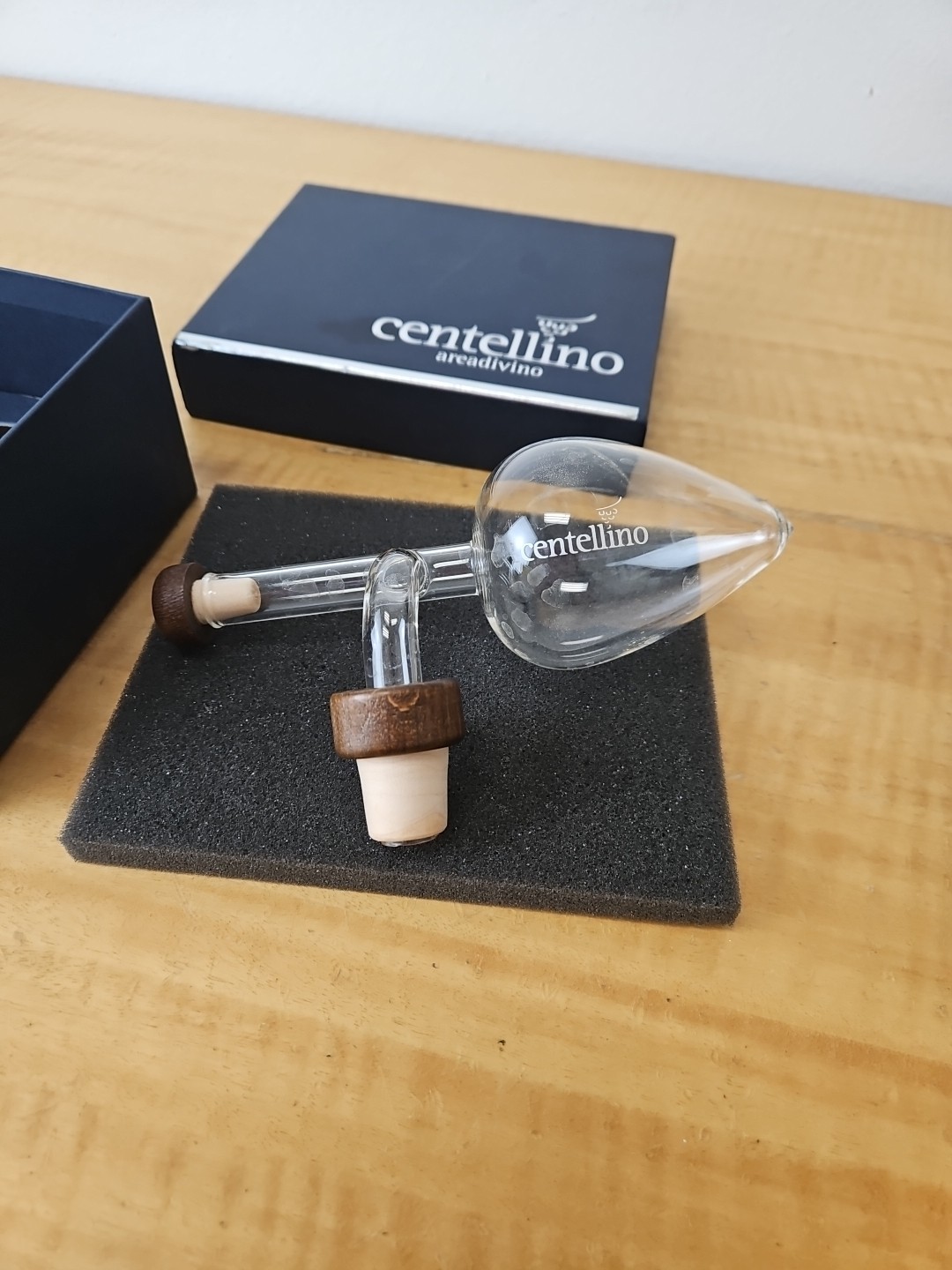 Centellino Areadivino Wine Aerator and Decanter 125 ML - 4.2 oz Italy, in box