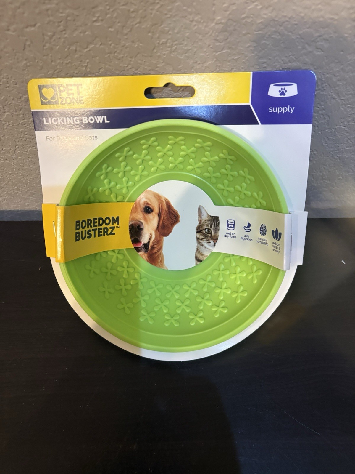 Pet Zone Boredom Busters Bowl||Freezer Safe|6.5"W x 2.75"D||BPA & Phthalate Free