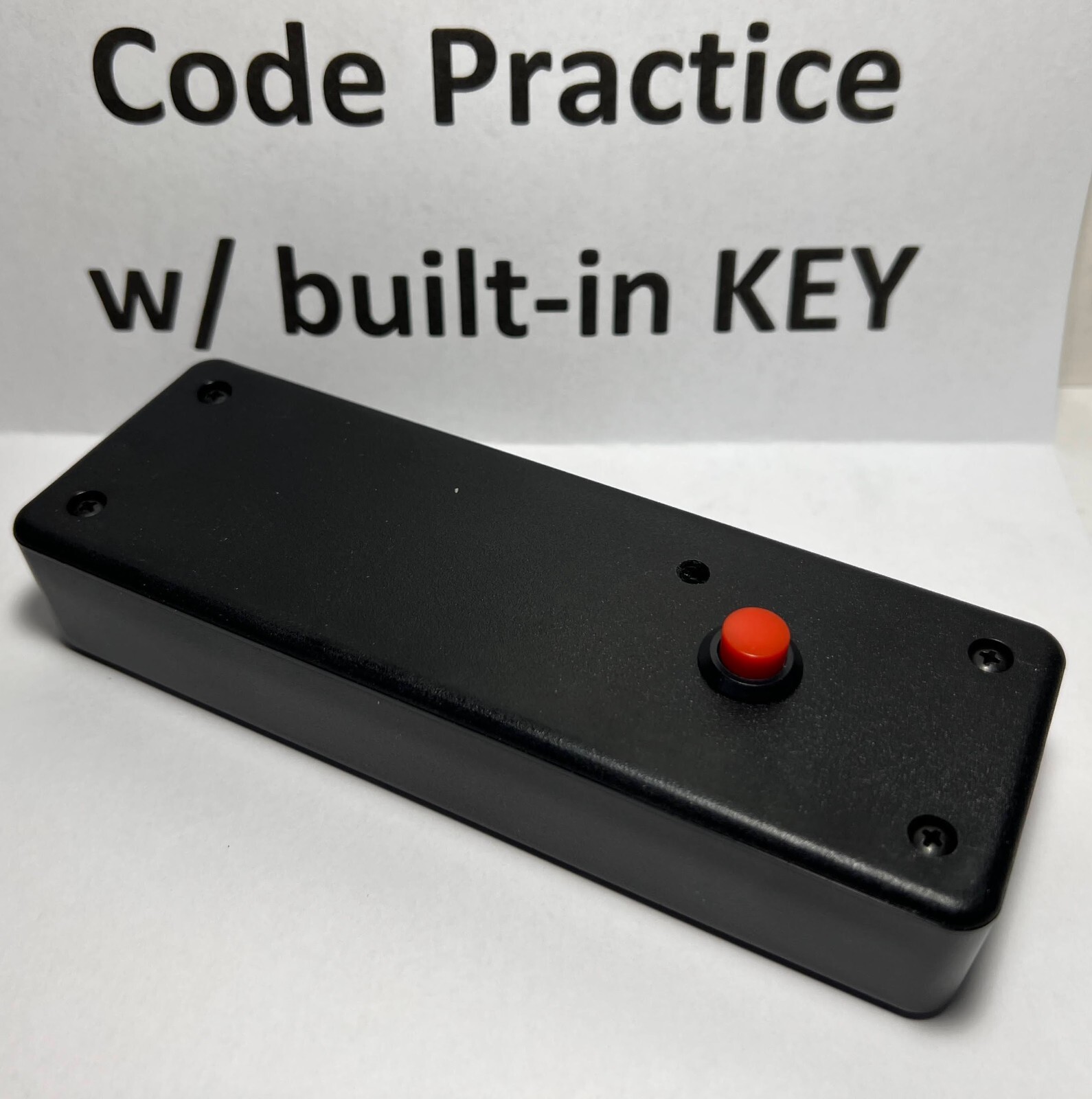 Code Practice Oscillator with BUILT IN KEY only, CW Morse, Must read ad!