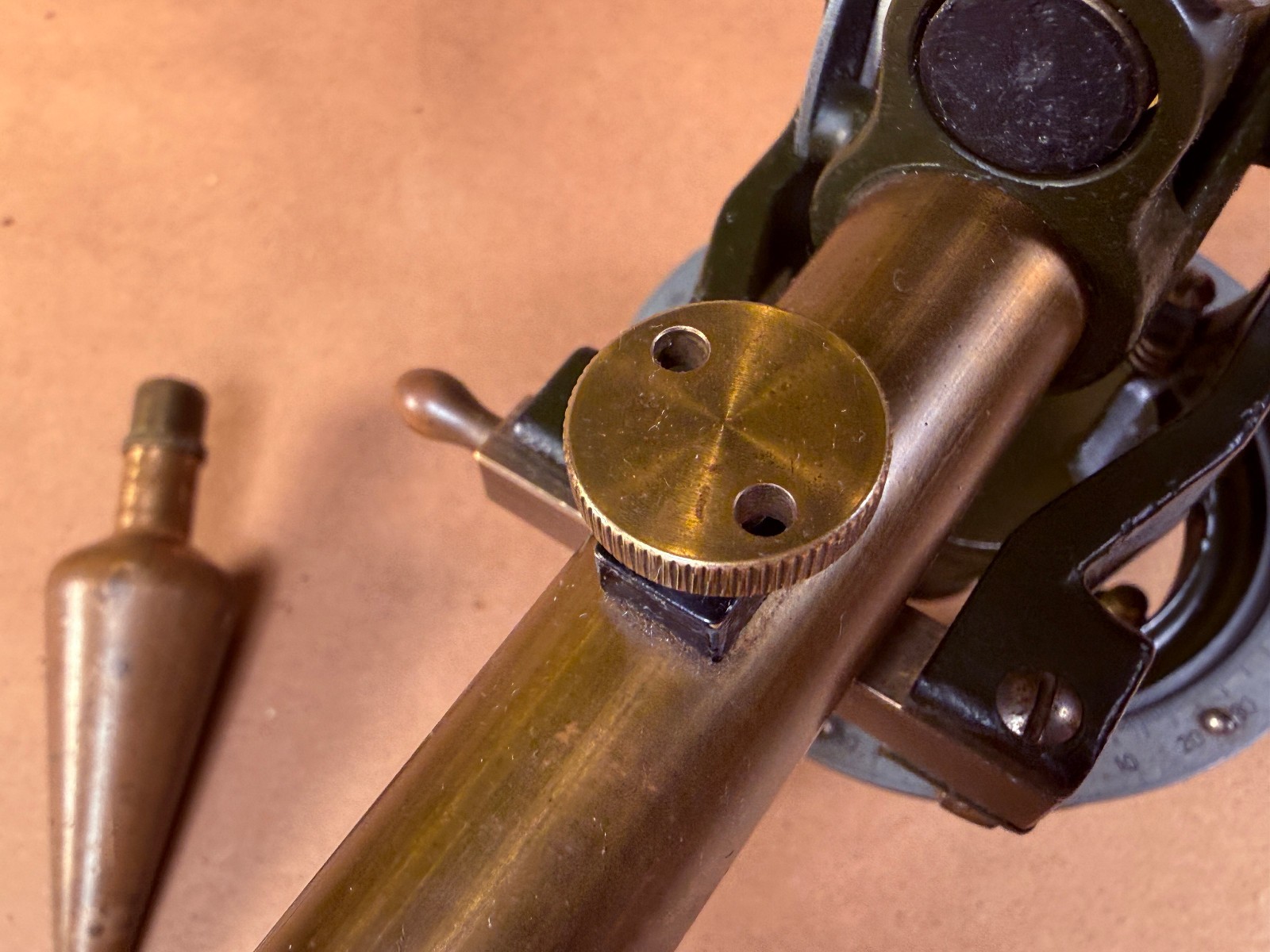 Vintage Brass Model 304.1 Sears Craftsman Farm Level Transit Surveyor w/ Case