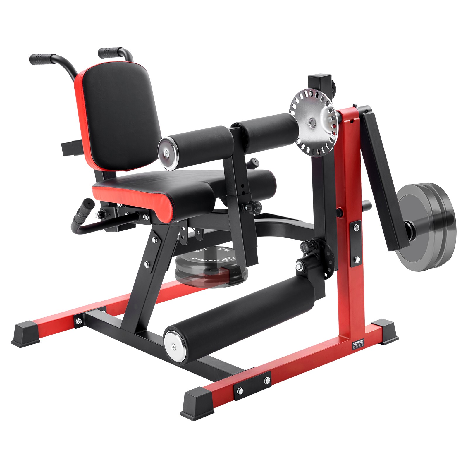 Uimoso Seated Leg Curl and Extension Machine for Thighs, Supports Up to 550 lbs