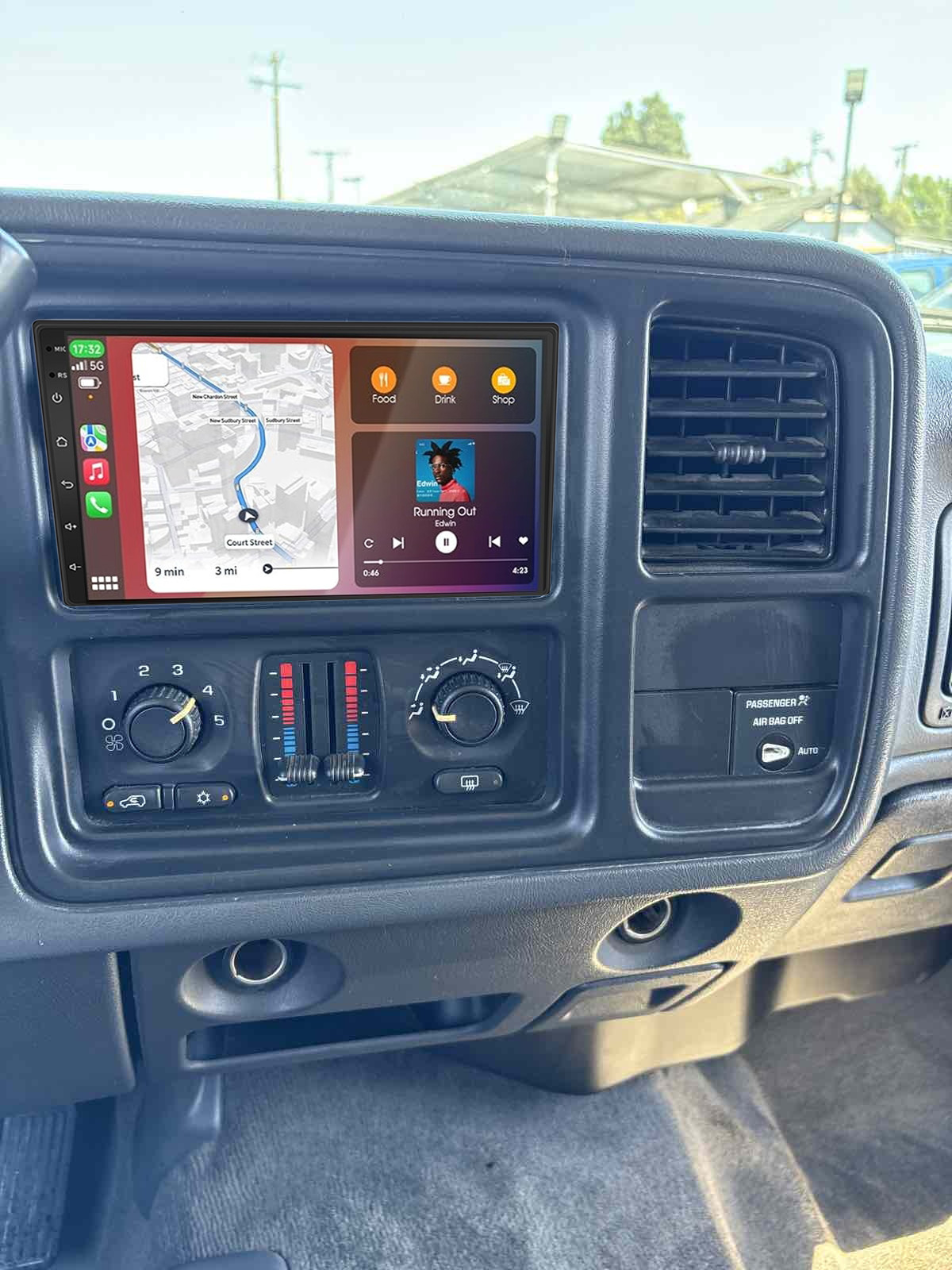 For 2003-2006 Chevy Silverado 1500 2500 Apple Carplay Car Radio Android 15 Navi