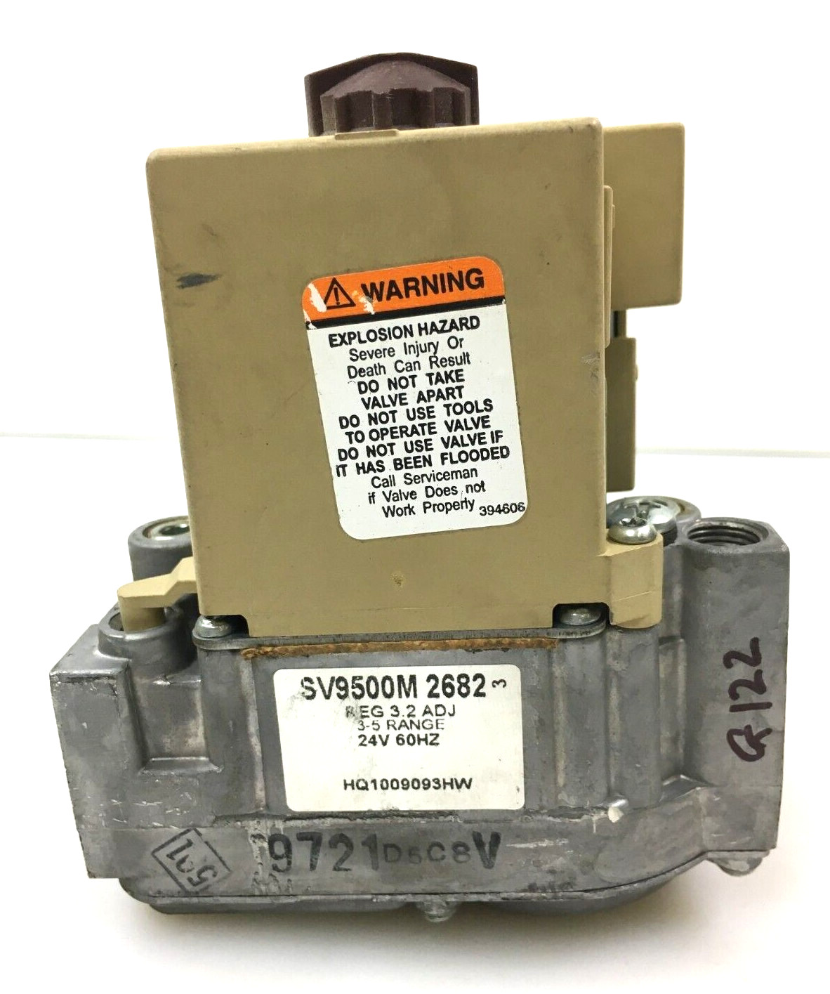 Honeywell Smart Gas Valve SV9500M2682 HVAC SmartValve HQ1009093HW used #G122