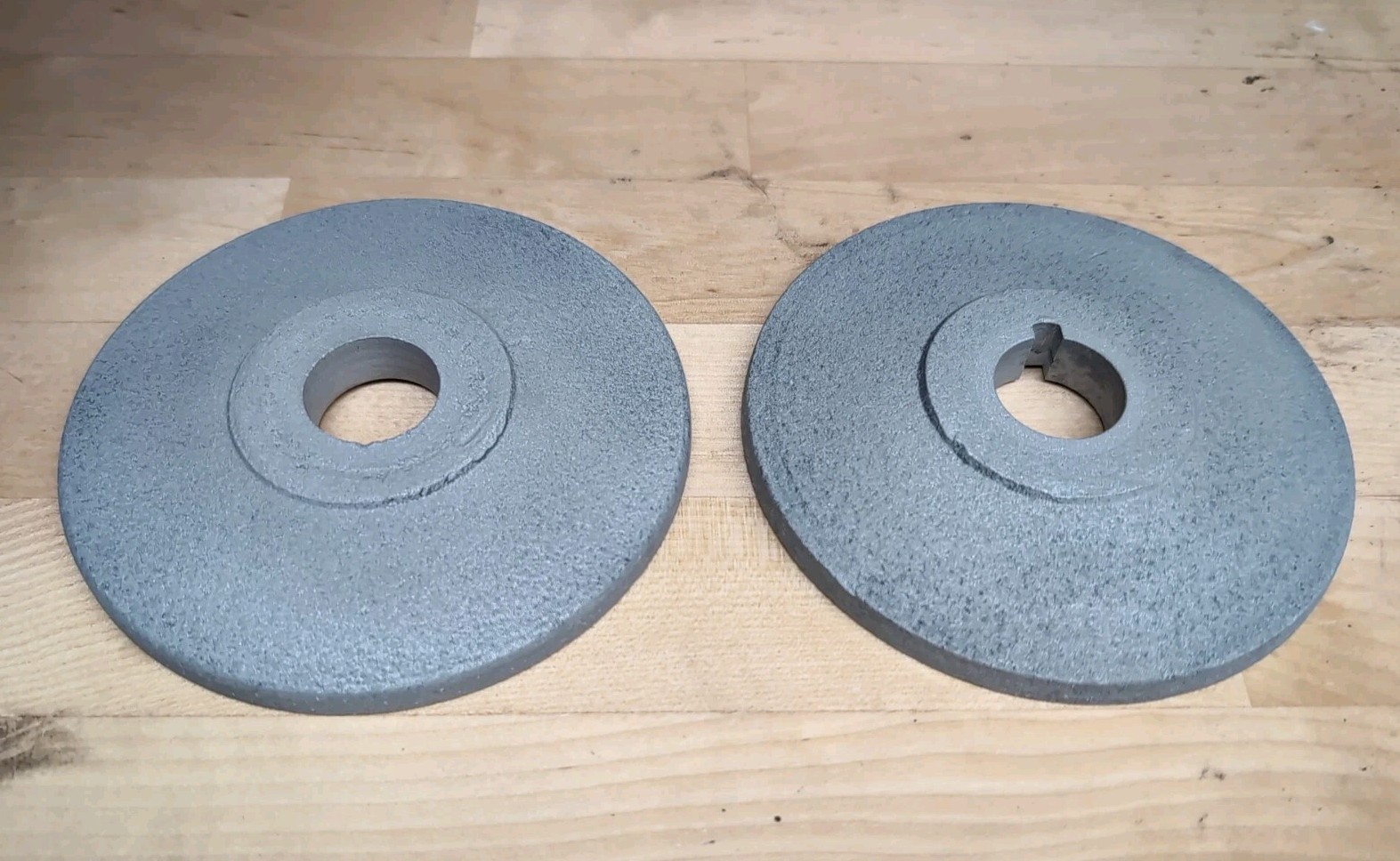 Refurbished Bench Grinder Cast Aluminum Whell Flanges Set 10” | Baldor | USA