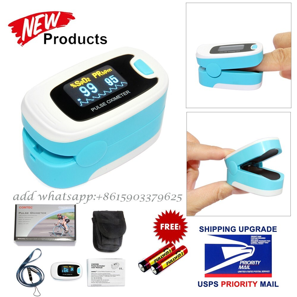 Finger Tip Pulse Oximeter SpO2 Heart Rate monitor blood oxygen Sensor Meter O2