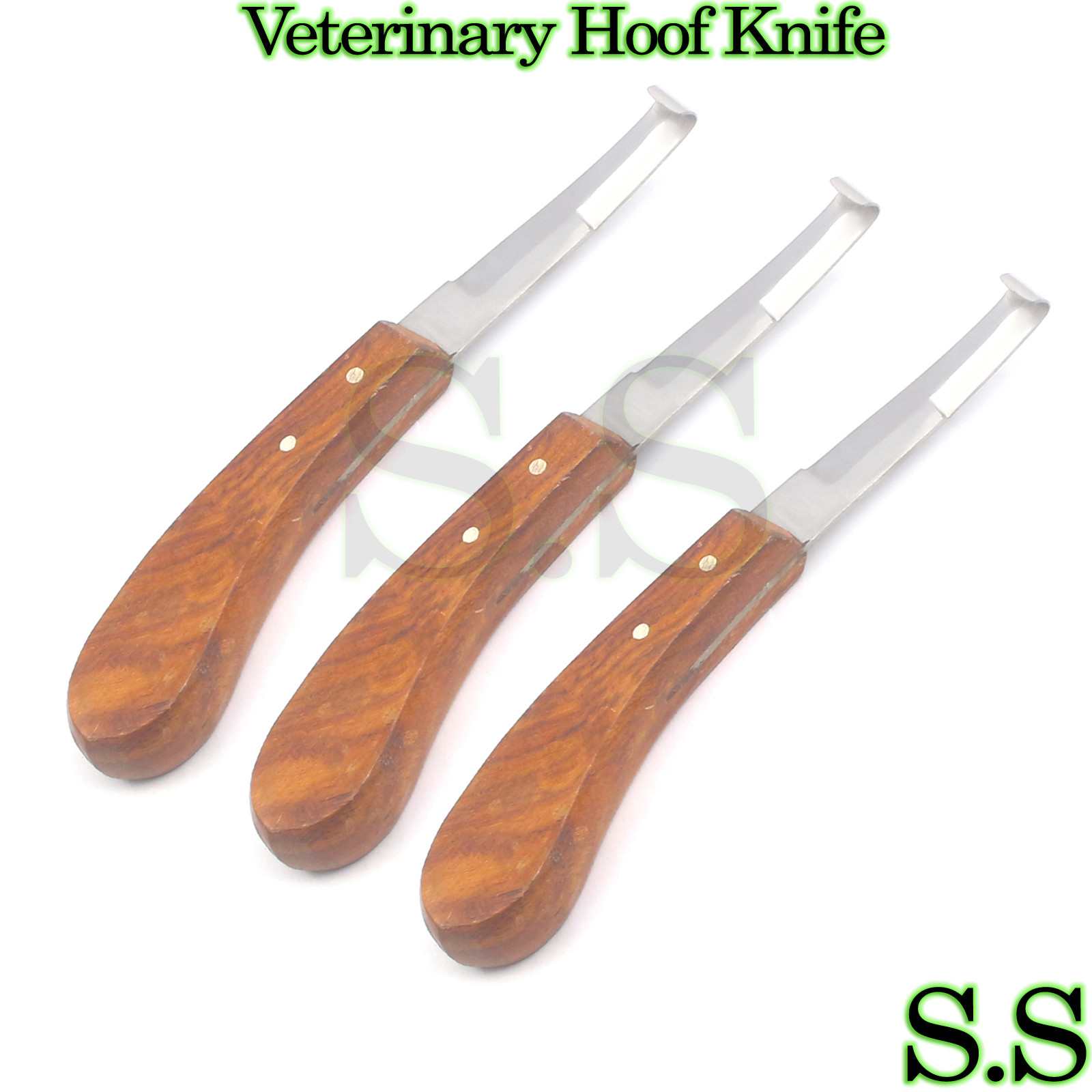 NEW Set of 3 Right Hand Hoof Farier Knife Knives DEAL