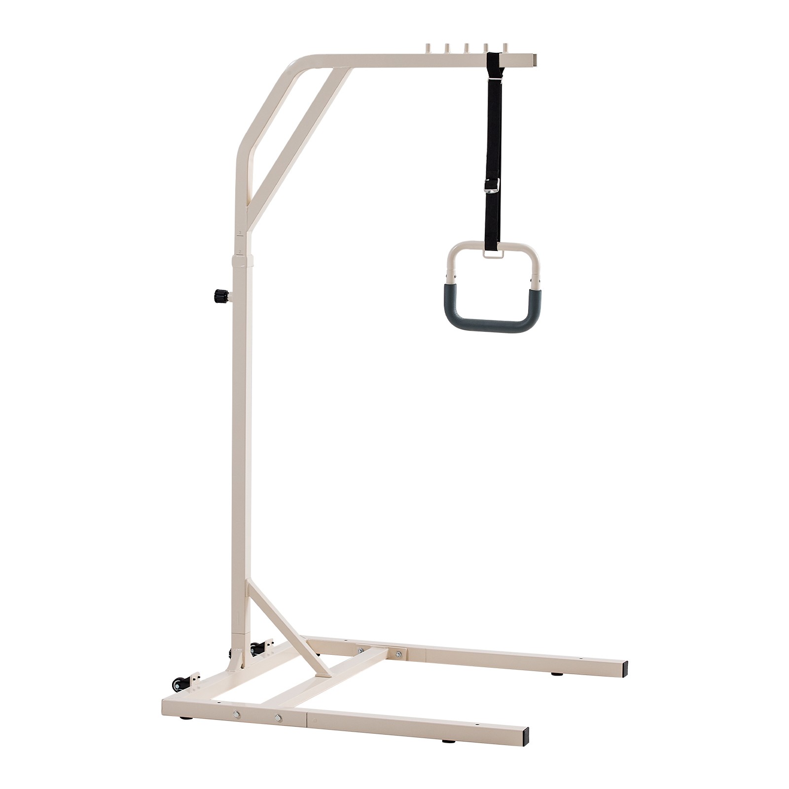 Trapeze Bar for Bed Mobility Height-Adjustable Free Standing Trapeze Bar