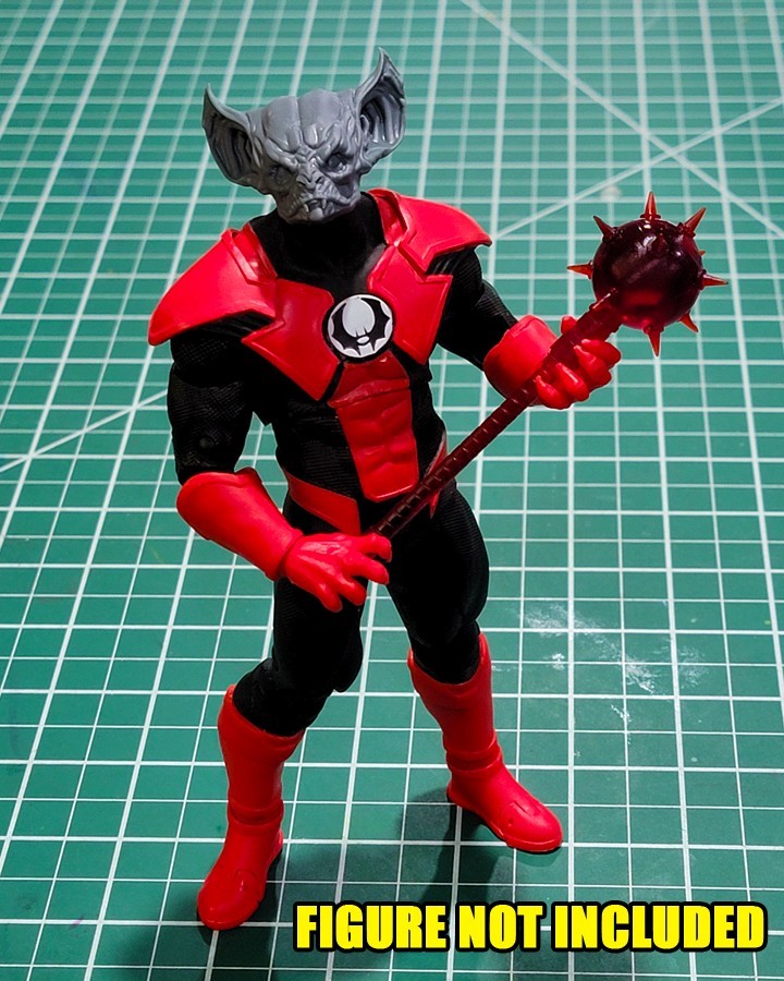 Custom Translucent Color Resin Mace 1:10 Scale Legends Mcfarlane Classified