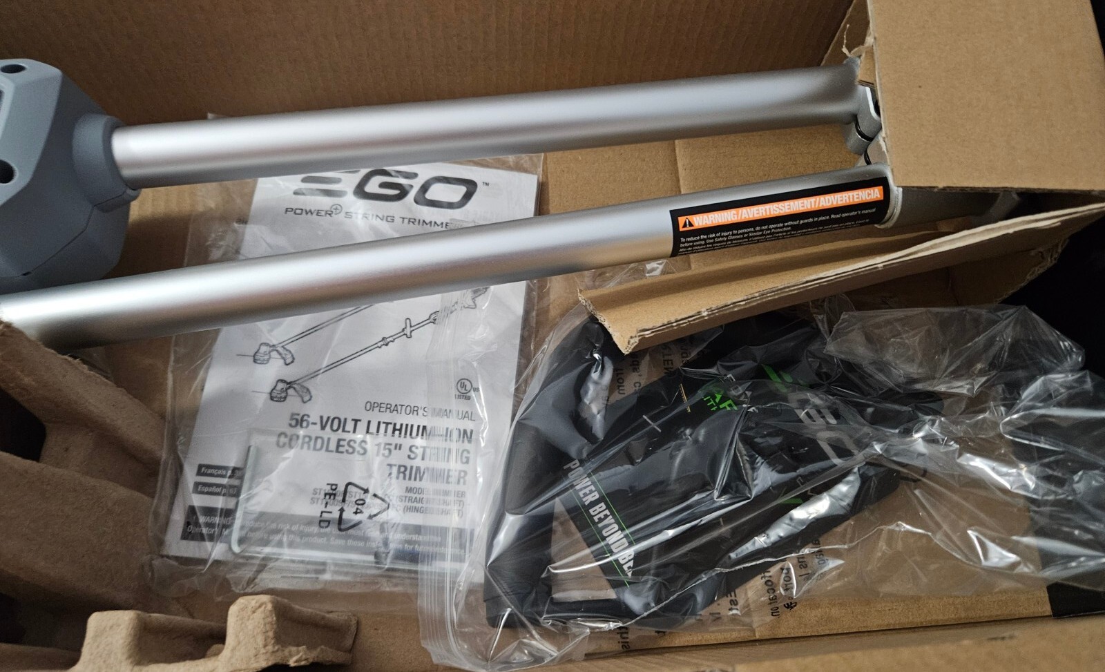 Ego ST1500SF 56V Power+ 15" Brushless Split Shaft String Trimmer Bare Tool