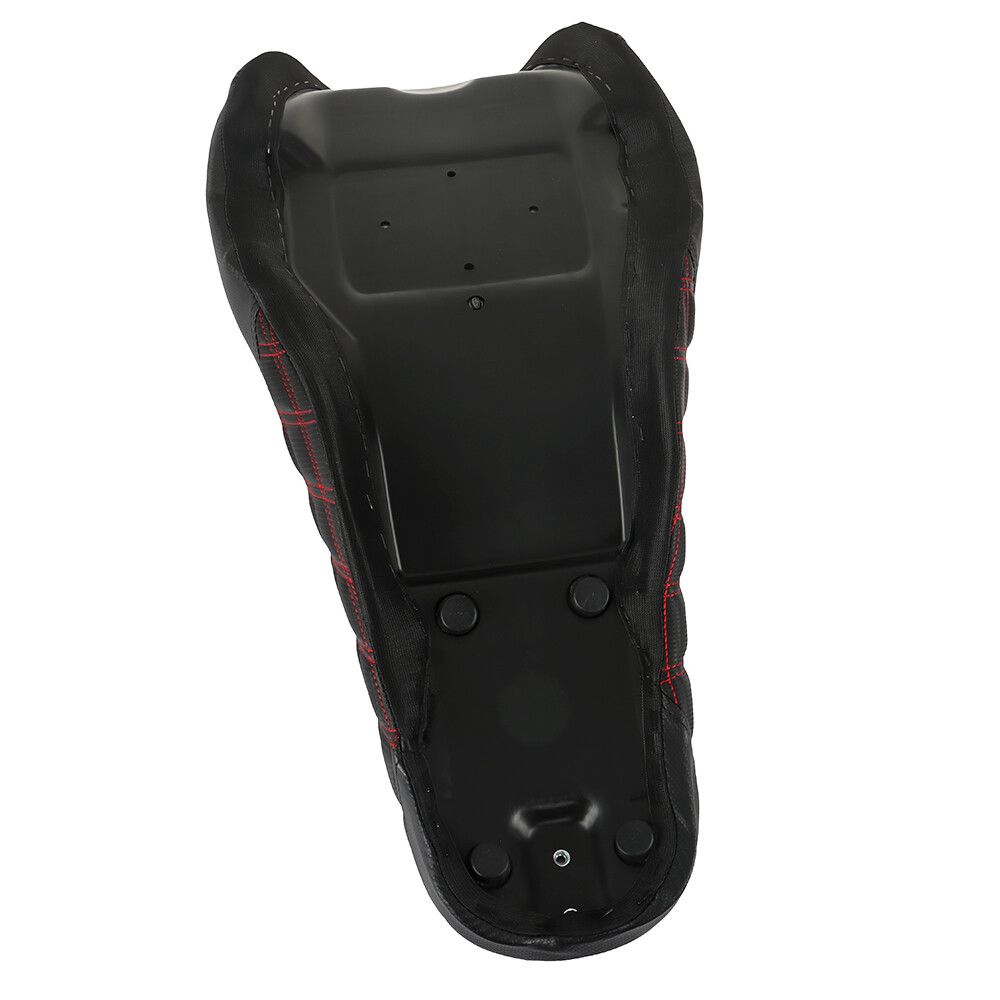 Red Lattice Stitch Step-Up Seat For Touring Road King Electra Street Glide 08+