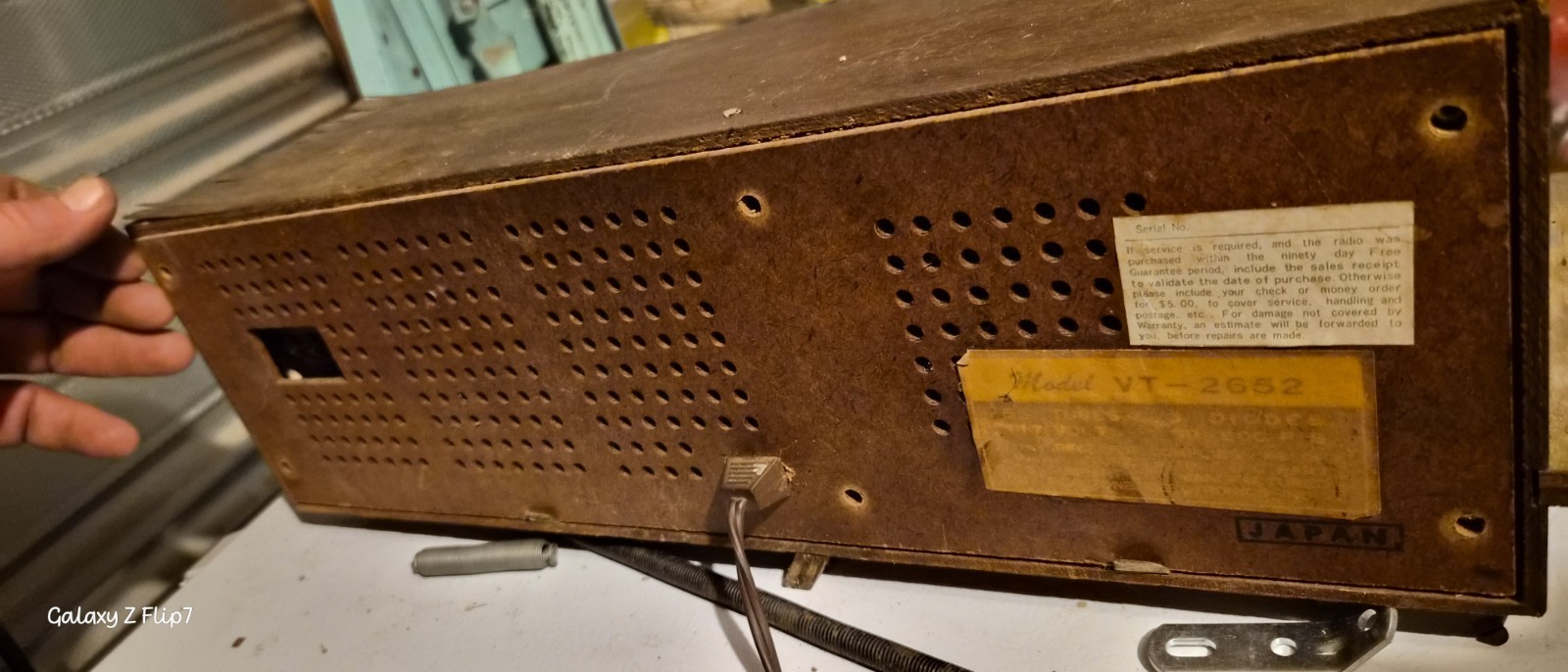 VT-2652 AM/FM Tube Radio Vintage Analog Tuning