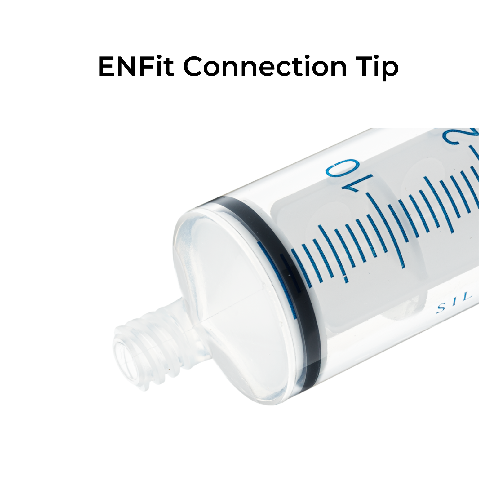 60cc | 60ml BASIK ENFit Feeding Reusable Syringe Silicone O-ring 5/pak Enteral