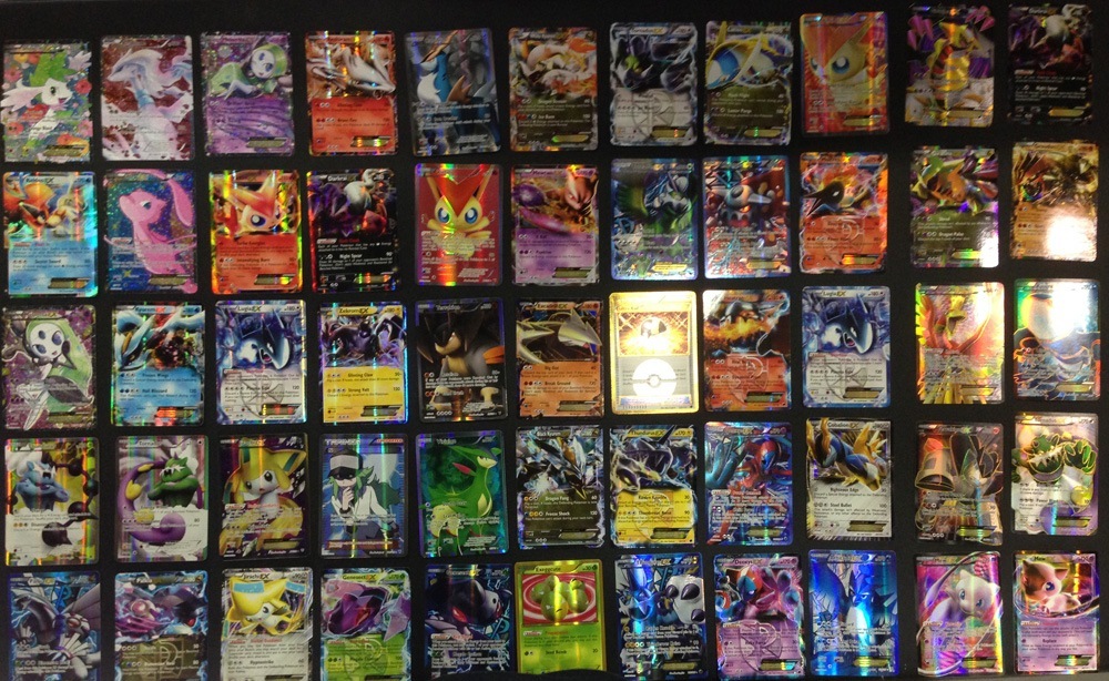 Pokemon Card Lot 100 Official TCG Cards Ultra Rare Included EX GX V MEGA + HOLOS