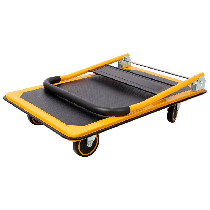 330 lb Platform Truck Push Dolly Hand Flatbed Cart Steel 28.7"x18.8" Heavy Duty
