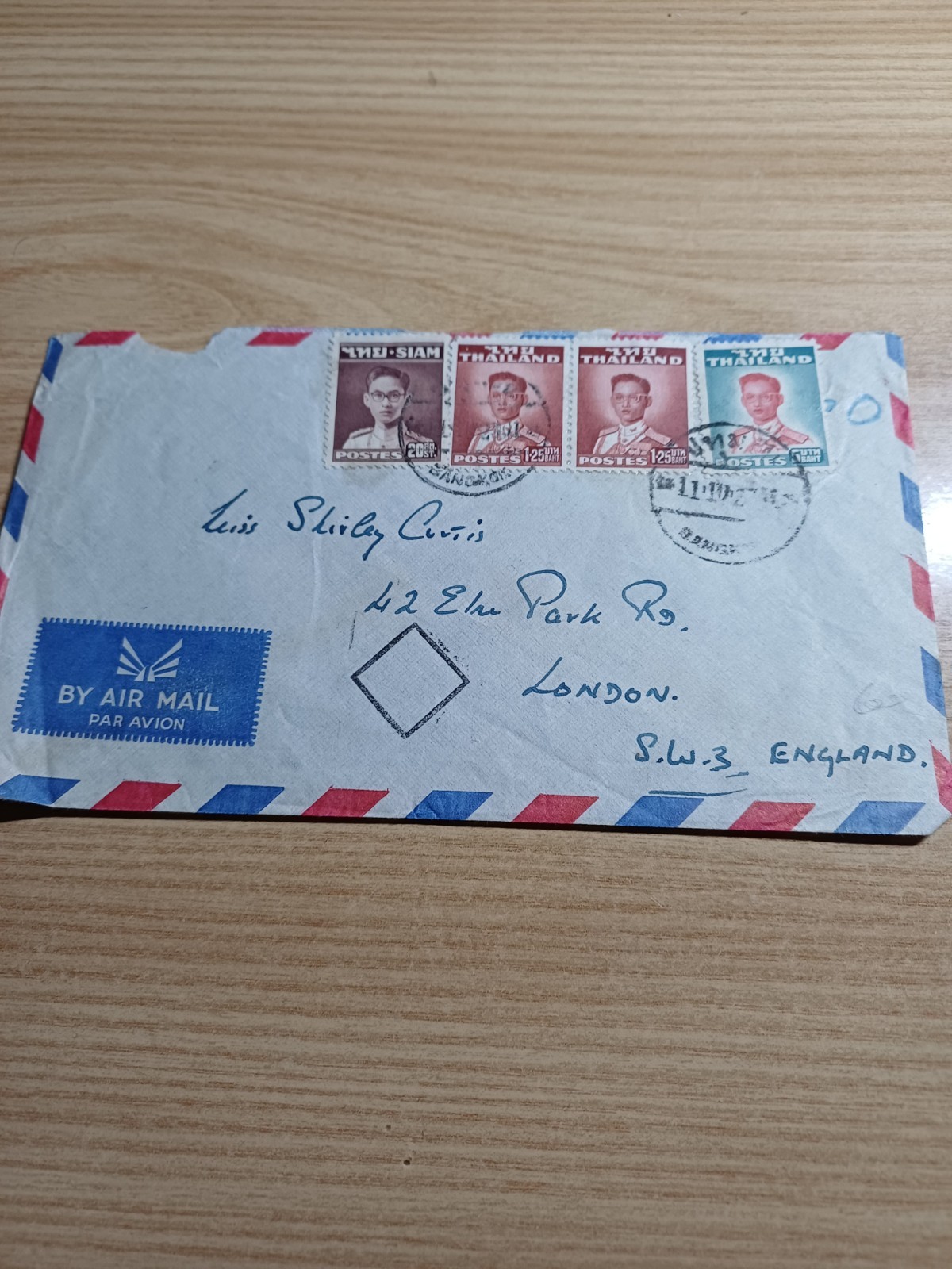 Thailand 18 Many Travel Envelopes X Air Mail Gorgeous Lot