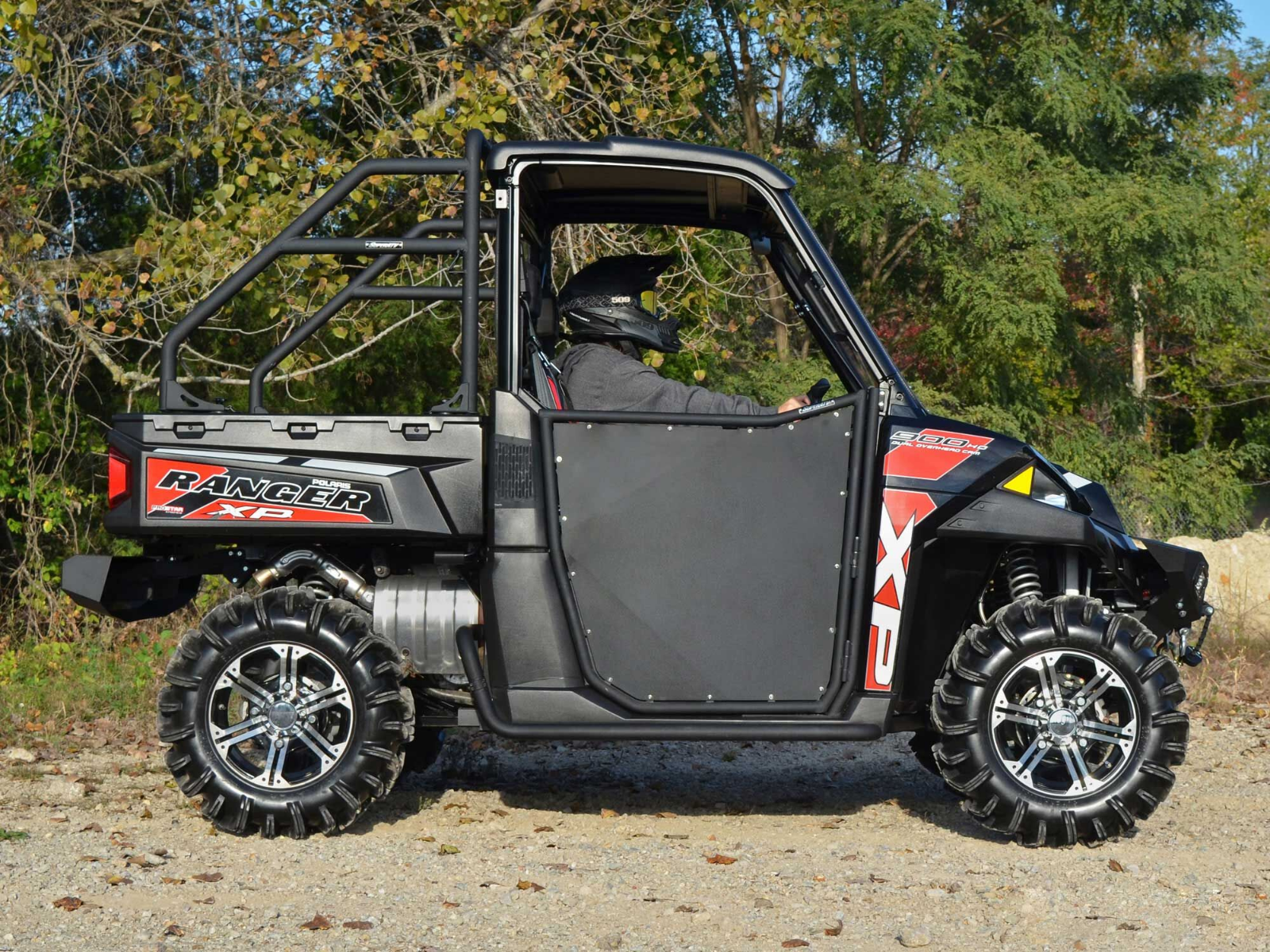 SuperATV Heavy Duty Rock Sliding Nerf Bars for Polaris Ranger XP 900 (2013+)