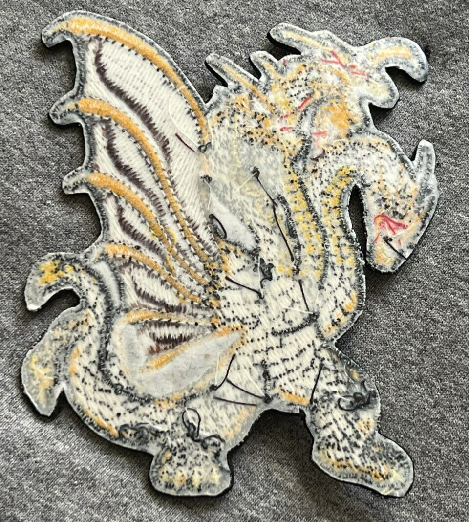 GODZILLA monster 4" GHIDORAH Embroidered figure Badge PATCH kaiju dragon action