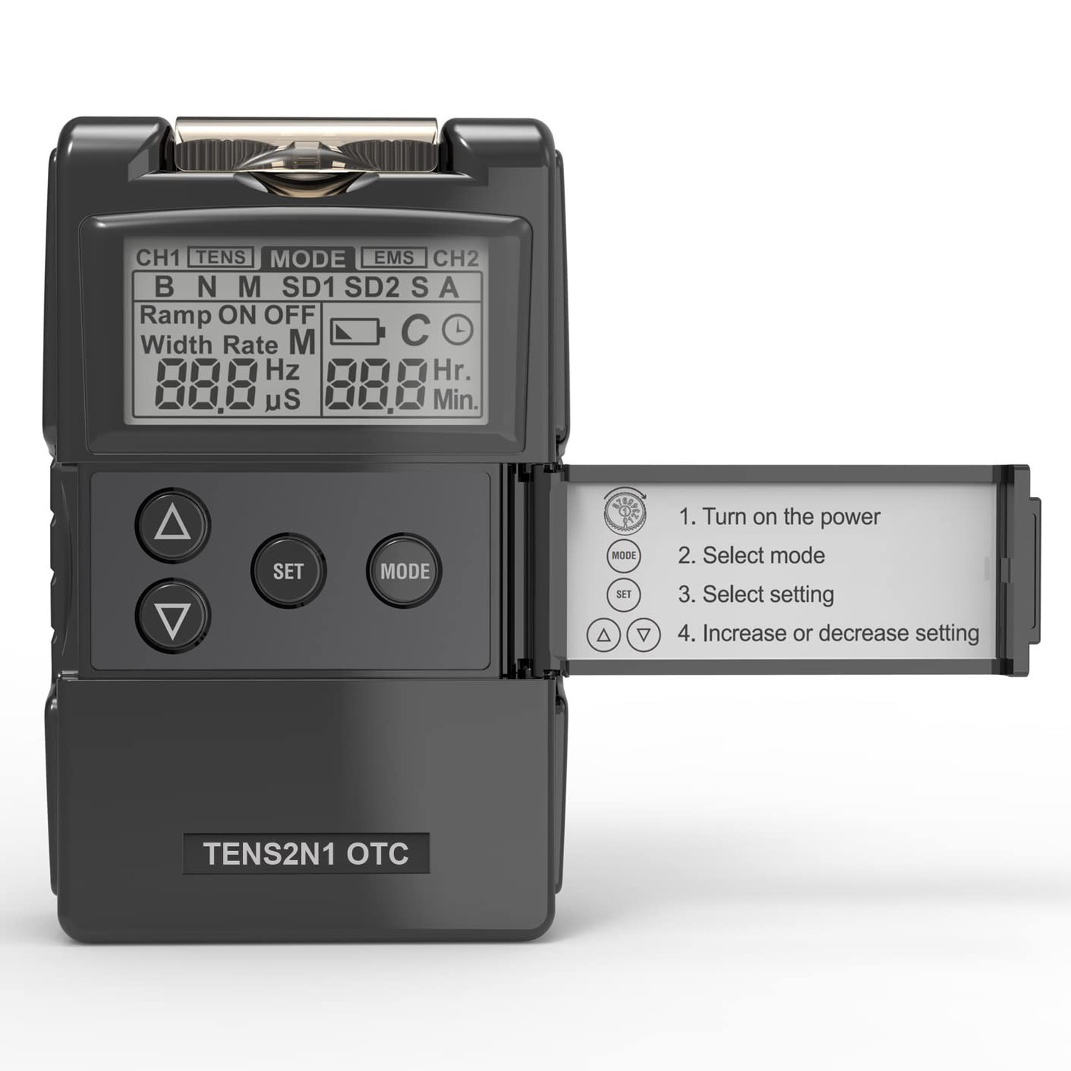 Therapist�s Choice TENS Unit and EMS Muscle Stimulator ComboOTC TENS Device w...