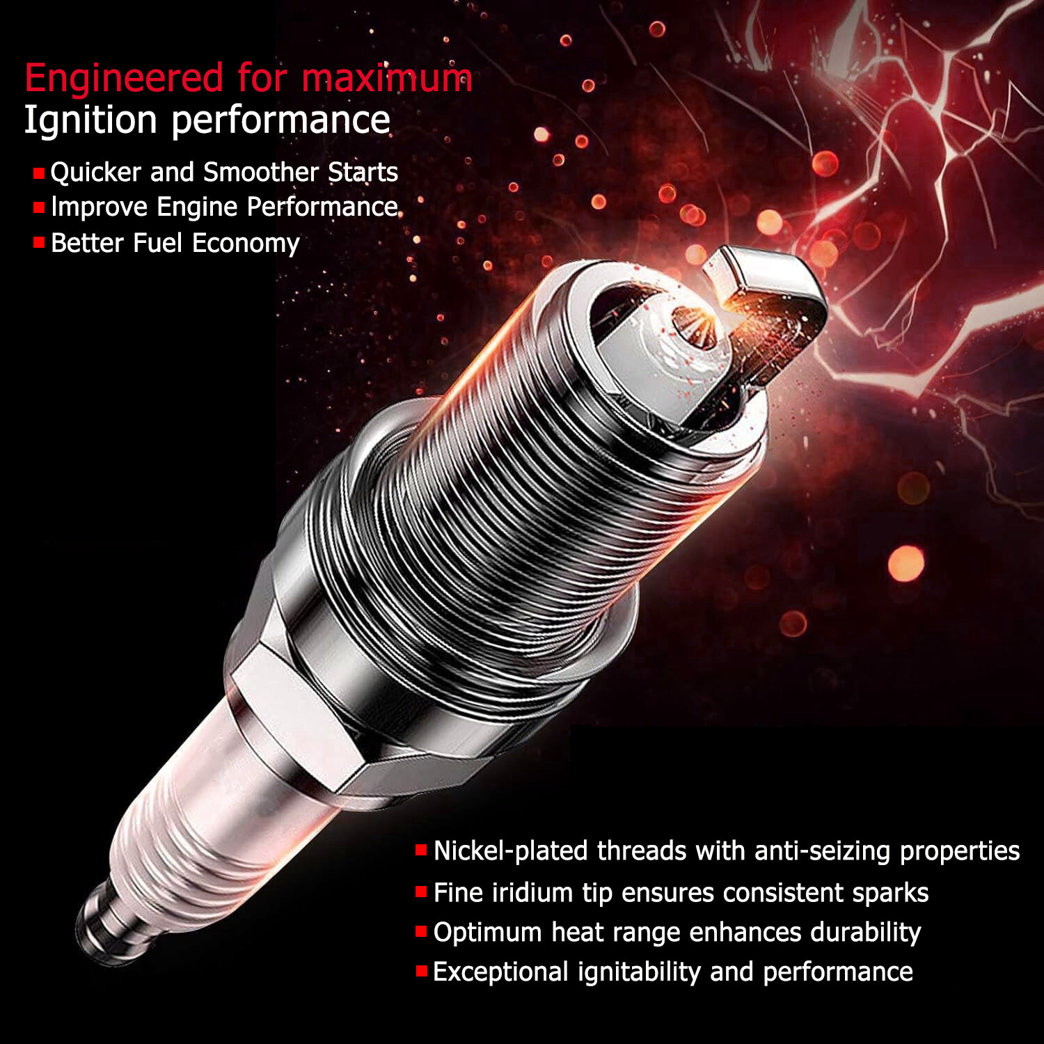 6X OEM Ignition Coil+Iridium Spark plugs Pack For Mercedes-Benz C300 E350 UF535