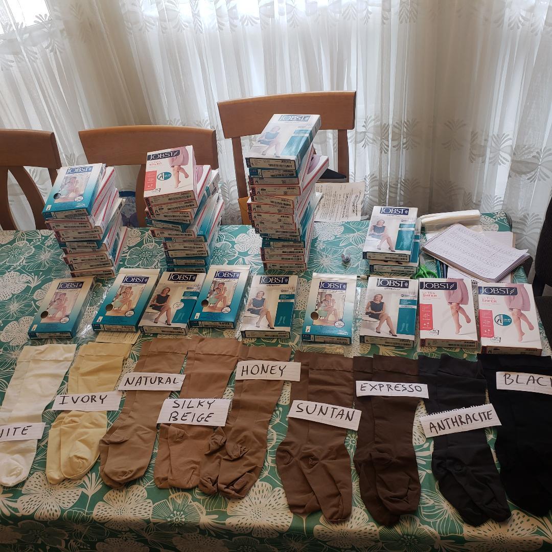 Jobst Ultra Sheer CT REGULAR / FULL  20-30 Compression Knee Stockings Size Color