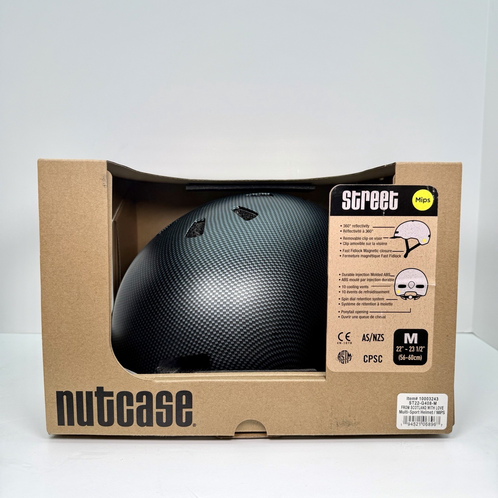Nutcase - Medium - MIPS Helmet - From Scotland With Love - 22”-23.5” - NWT