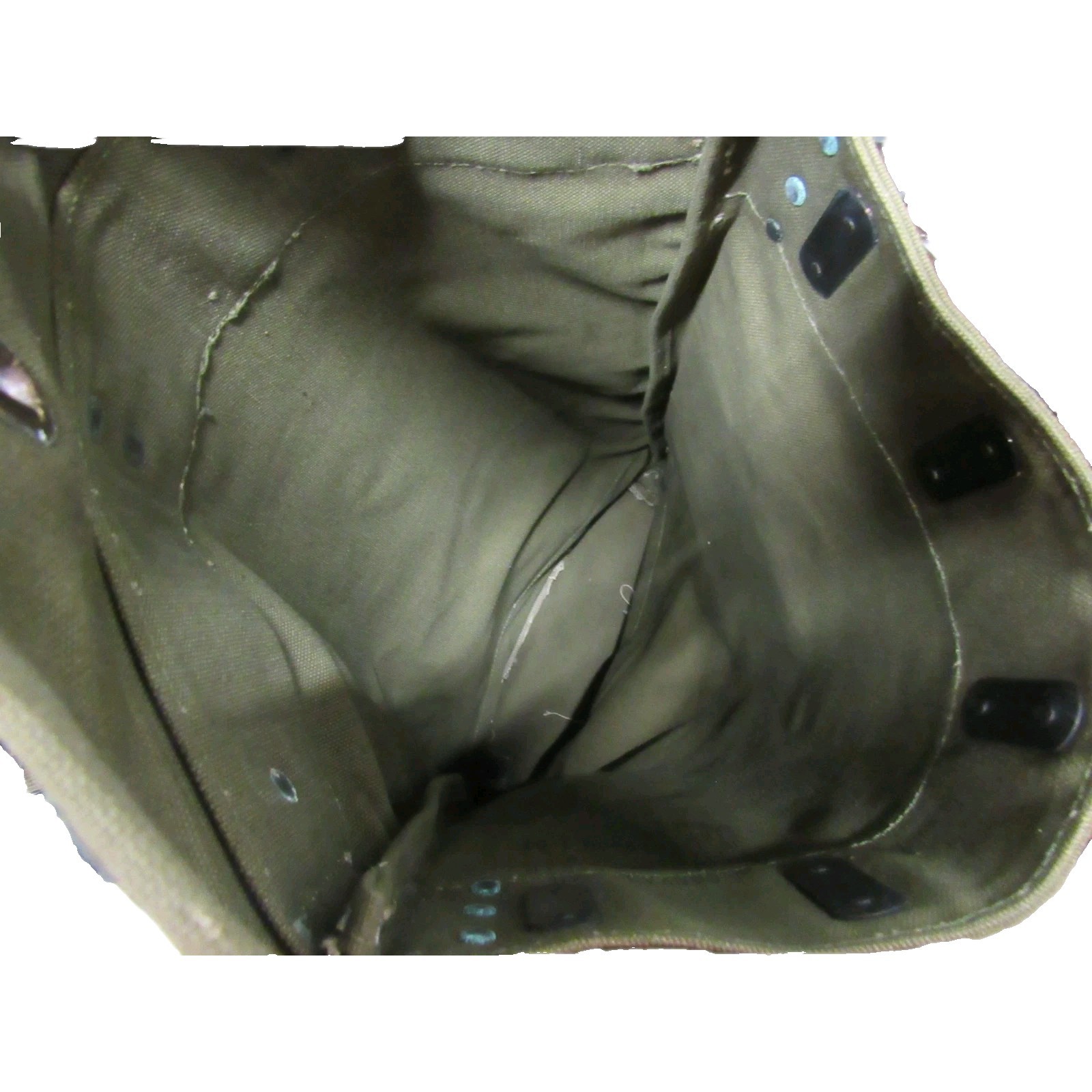 Korean War Era US Mail Bag w/ Locking Strap Canvas 1950 Dated Post WW2