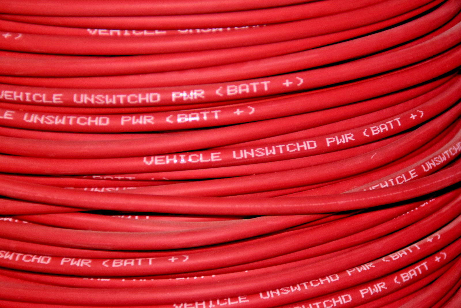 100 FT. Red 8 AWG Hookup Wire, SAE Type GXL Cross-linked FREE SHIP!