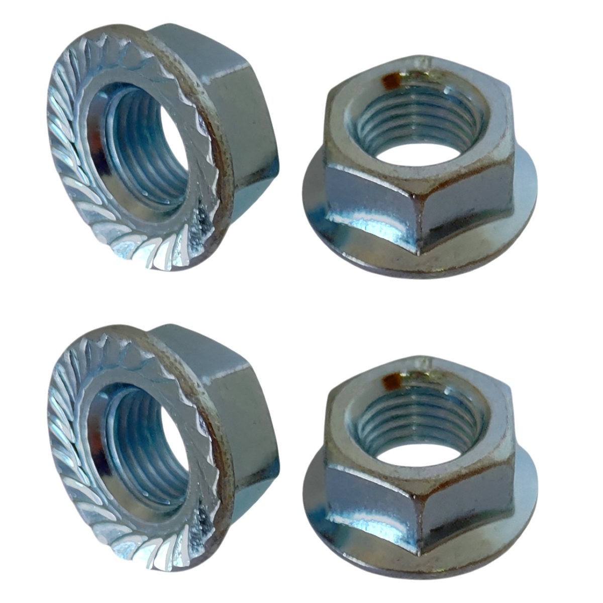 Ford C4 C6 FMX Torque Converter Nuts 3/8" x 24 SAE Locking Flange (4 pack)