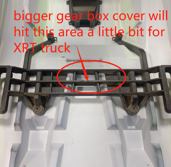 VITAVON CNC Bigger Gear Box Cover For 1.5Mod/30T Gear For XRT X-MAXX 1/5 5Colors