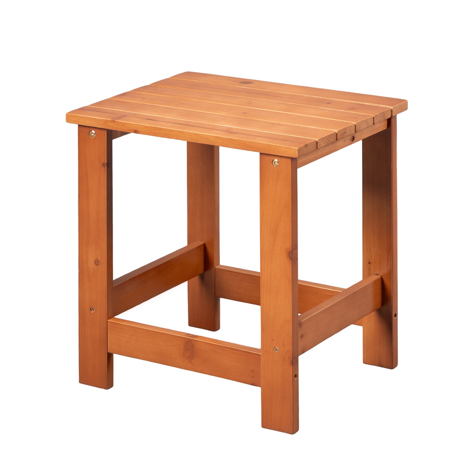 16in Wooden Square Side End Table In/Outdoor Living Room Furniture Coffee Table